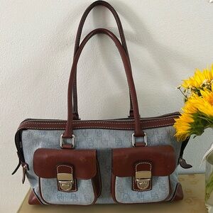 Vtg Dooney and Bourke denim bag